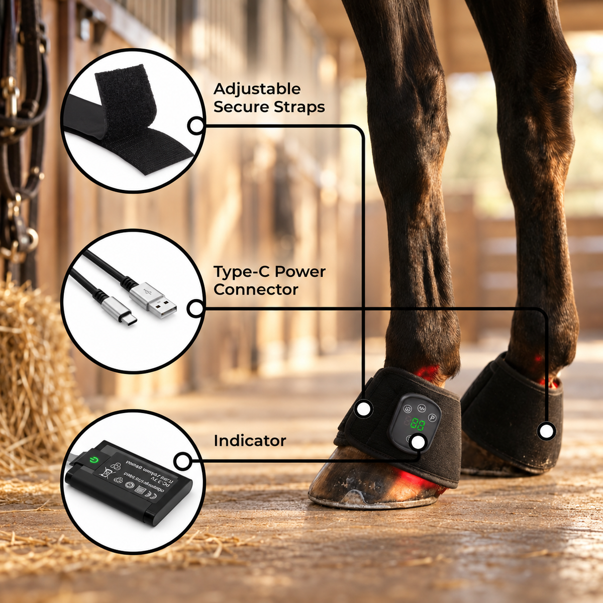 MareHealth Red Light Therapy - USB rechargeable