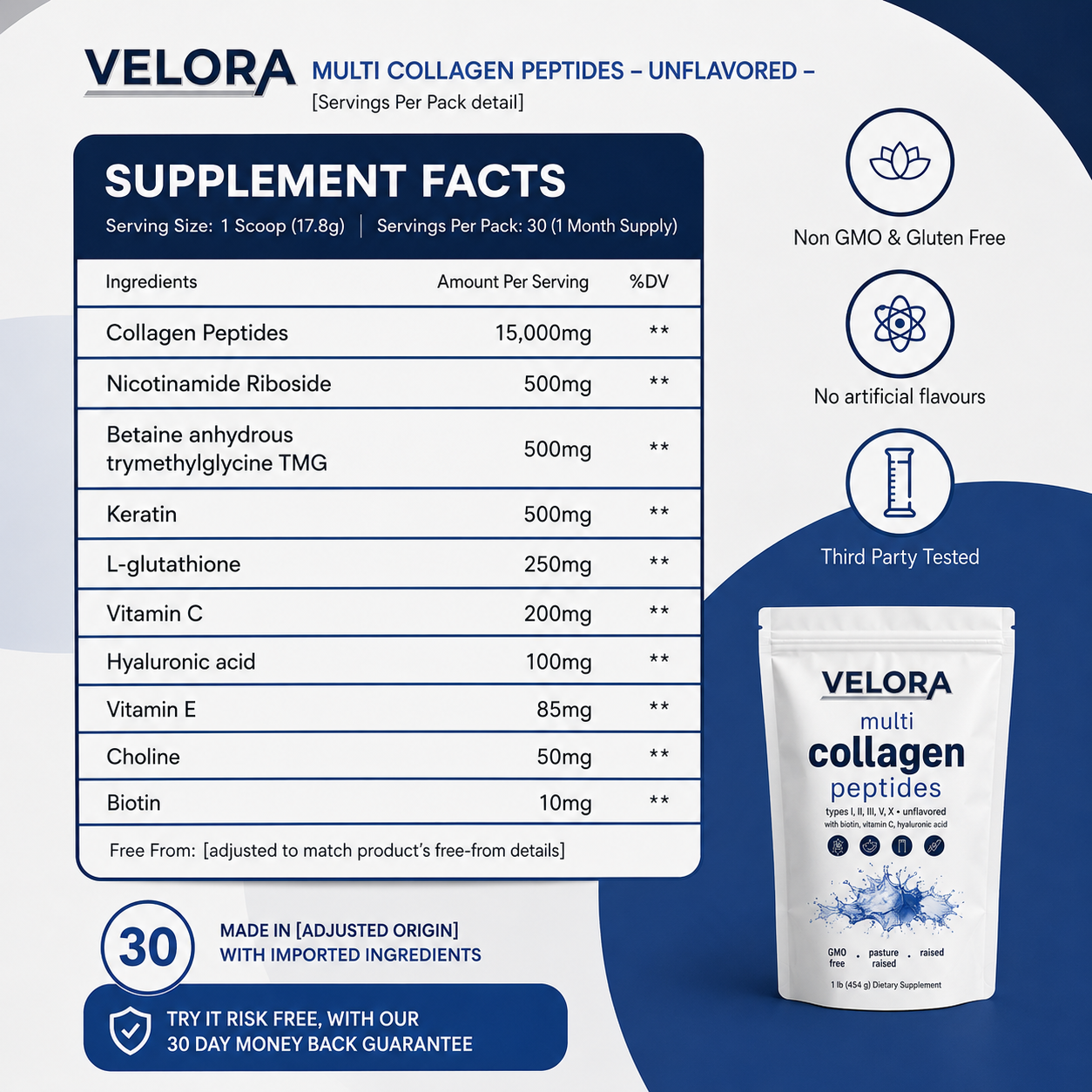 Multi Collagen Peptide Powder