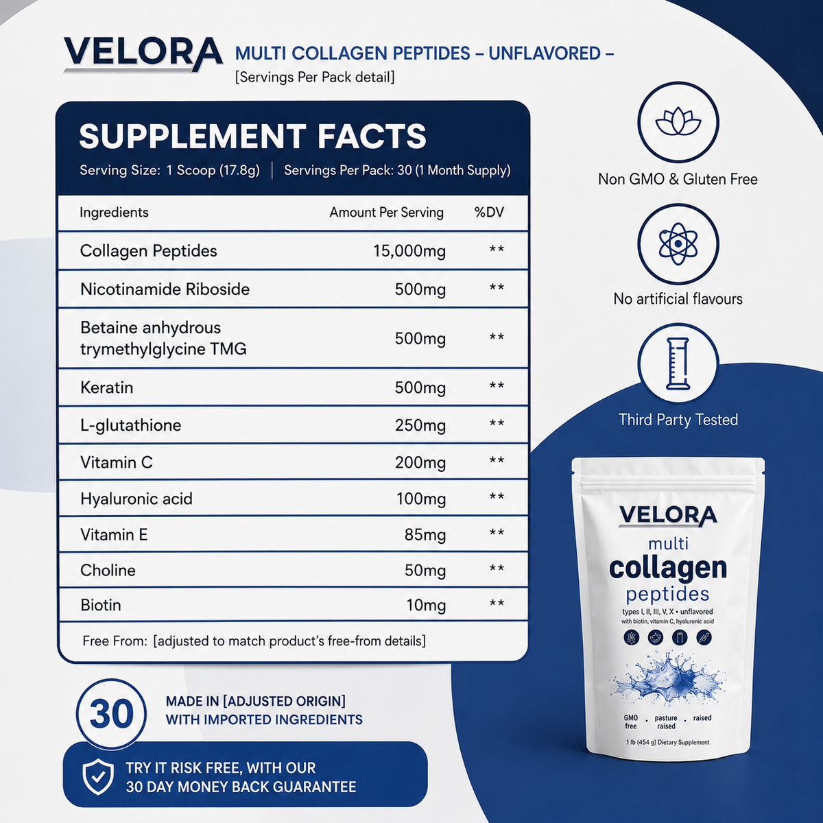 Multi Collagen Peptide Powder
