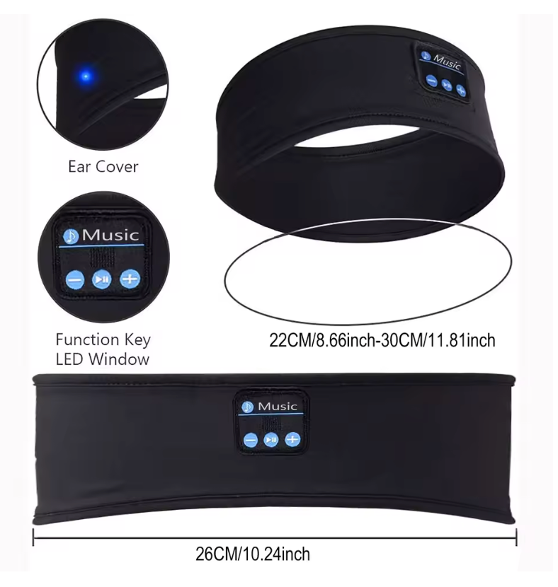 Wireless Sleeping Headband - Block out the noise